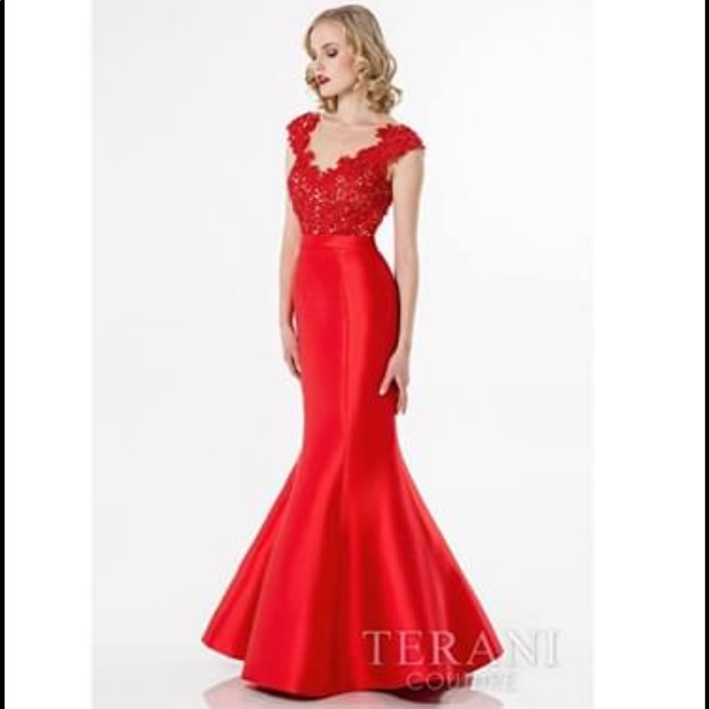 NWT Terrani Red Dress/Gown